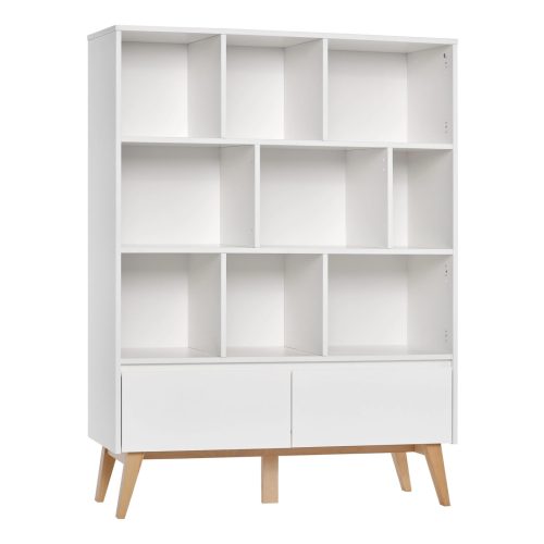 Pinio Swing White széles könyvespolc