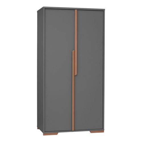 Pinio Snap Dark Grey 2 ajtós szekrény