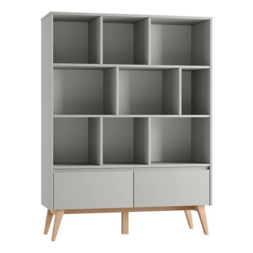 Pinio Swing Grey széles könyvespolc